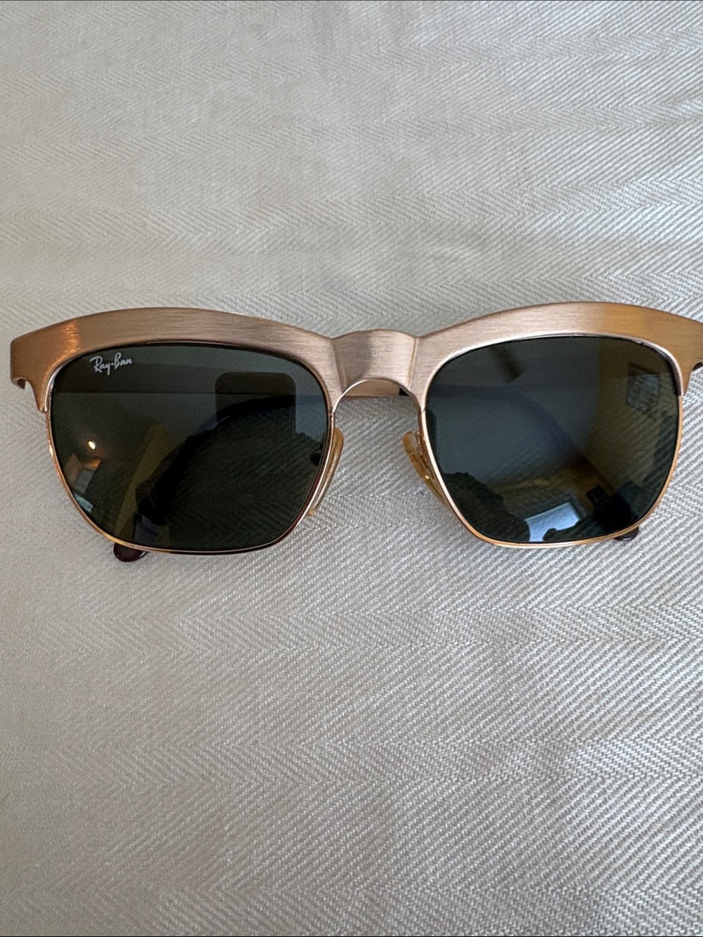 Vintage B&L Ray-Ban W0755 Wayfarer Nuevo Sunglasses - Gold